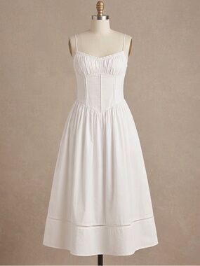 a new day Corset Midi Dress - A New Day White S